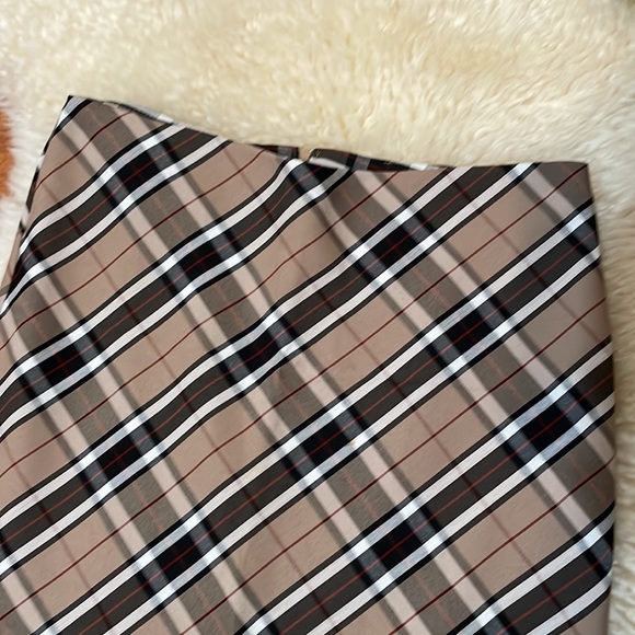 Heart Soul Plaid Pencil Skirt / Backside Zipper & Slit/ Size 9 - Picture 3 of 9